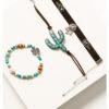 Prime Time Jewelry Women's Cactus Beaded Bracelet Set -Western Desert Shop 2000338285 040 P1