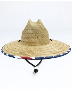 Cody James Men's USA Strong Lifeguard Straw Sun Hat -Western Desert Shop 2000338987 942 P3