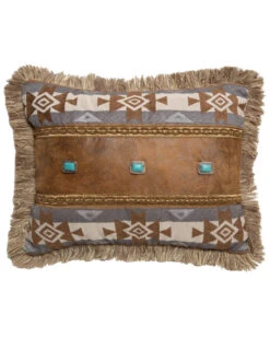 Carstens Brown Home Mesa Daybreak Three Conchos Throw Pillow
