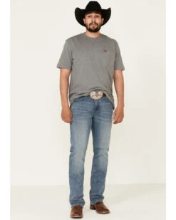 Wrangler 20X Men's Misty Vintage Light Wash Stretch Slim Bootcut Jeans -Western Desert Shop 2000340795 400 P2
