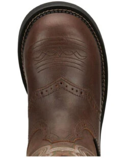 Justin Women's Wanette Waterproof Western Work Boots - Steel Toe -Western Desert Shop 2000340880 200 P6