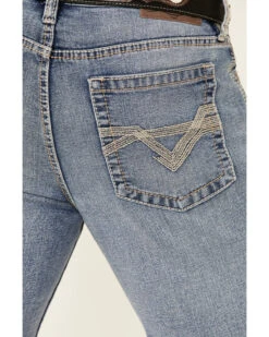 Cody James Men's Mustang Light Wash Stretch Slim Straight Jeans -Western Desert Shop 2000341540 400 P4