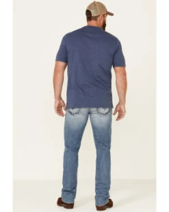 Moonshine Spirit Men's Grant Medium Wash Stretch Slim Straight Jeans -Western Desert Shop 2000342634 400 P2