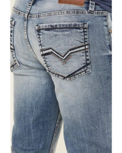 Moonshine Spirit Men's Grant Medium Wash Stretch Slim Straight Jeans -Western Desert Shop 2000342634 400 P3