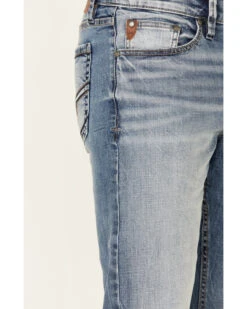 Moonshine Spirit Men's Grant Medium Wash Stretch Slim Straight Jeans -Western Desert Shop 2000342634 400 P4