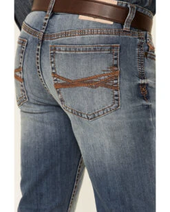 Cody James Core Men's Silver Spur Medium Wash Performance Stretch Slim Bootcut Jeans -Western Desert Shop 2000342679 400 P3