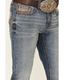 Cody James Core Men's Silver Spur Medium Wash Performance Stretch Slim Bootcut Jeans -Western Desert Shop 2000342679 400 P4