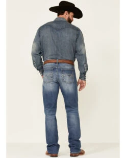 Cody James Men's Finley Light Wash Stackable Stretch Regular Straight Jeans -Western Desert Shop 2000342921 400 P4