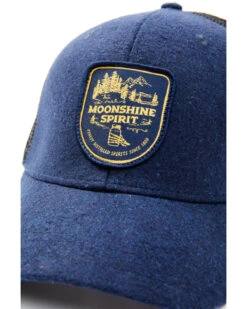 Moonshine Spirit Men's Navy Outdoor Jar Logo Patch Mesh Back Ball Cap -Western Desert Shop 2000345252 410 P2