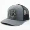 Oil Field Hats Men's Gray & Black Texas Rose Ball Cap