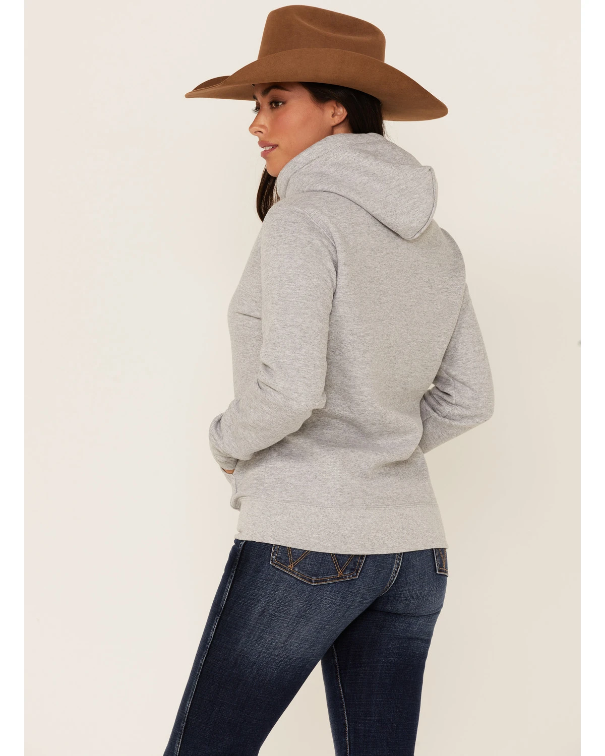 Stetson Women's Southwestern Logo Fleece Pullover Hoodie 6 Stetson Women's Southwestern Logo Fleece Pullover Hoodie - Image 4