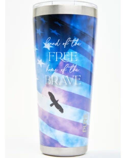 New Creations 32oz Land Of The Free Home Of The Brave Tumbler Bottle