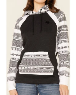 Hooey Women's Southwestern Contrast Hoodie -Western Desert Shop 2000346694 022 P3