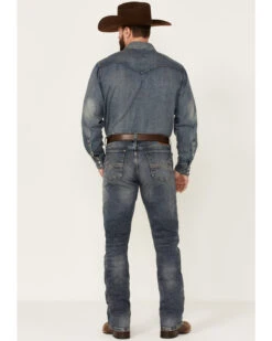 Wrangler 20X Men's No.42 Cayuse Medium Wash Stretch Slim Bootcut Jeans -Western Desert Shop 2000346862 400 P3
