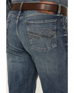 Wrangler 20X Men's No.44 Ember Dark Wash Stretch Slim Straight Jeans - Long -Western Desert Shop 2000347672 400 P4