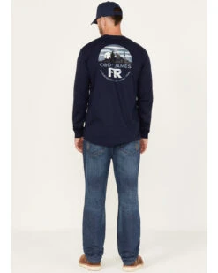 Cody James Men's FR Medium Wash Slim Straight Jeans -Western Desert Shop 2000348999 400 P3