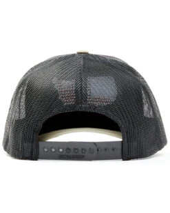 Oil Field Hats Men's Loden & Black American Flag US Patch Mesh-Back Ball Cap -Western Desert Shop 2000350292 341 P3