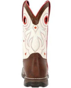 Durango Women's Maverick Waterproof Western Work Boots - Steel Toe -Western Desert Shop 2000350776 200 P5