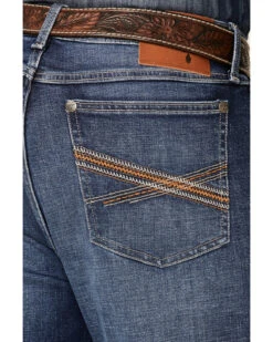 Wrangler 20X Men's Cynn Dark Wash Vintage Stretch Slim Bootcut Jeans - Long -Western Desert Shop 2000351007 400 P3