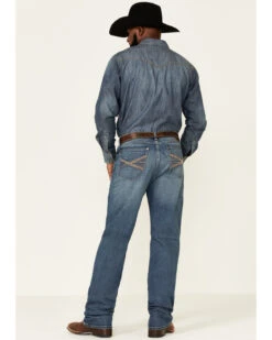 Wrangler 20X Men's Barnham Medium Wash Stretch Extreme Relaxed Straight Jeans -Western Desert Shop 2000351008 400 P4