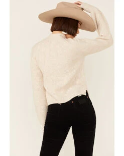 Shyanne Women's Seamed High Neck Wool Blend Pullover Sweatshirt -Western Desert Shop 2000351363 280 P3