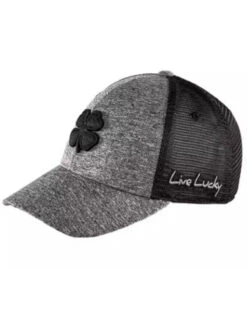 Black Clover Men's Logo Mesh-Back Fitted Ball Cap -Western Desert Shop 2000352070 070 P3