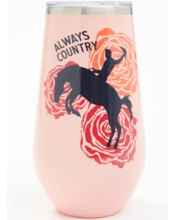 Boot Barn Always Country 16 Oz. Stemless Wine Tumbler