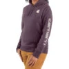 Carhartt Women's Relaxed Fit Heather Logo Sleeve Graphic Work Hoodie -Western Desert Shop 2000352813 500 P1