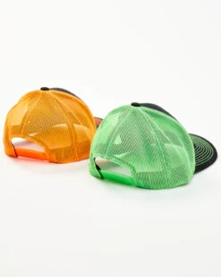 Justin Men's Assorted Embroidered Neon Logo Mesh Back Trucker Cap -Western Desert Shop 2000353917 900 P4