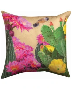 Manual Woodworkers Succulents & Friends Cactus Pillow