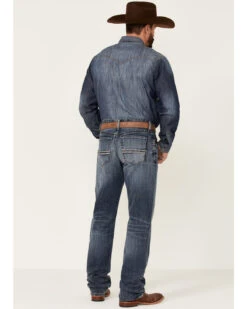Cinch Men's White Label Medium Stonewash Performance Stretch Relaxed Straight Jeans 8 Cinch Men's White Label Medium Stonewash Performance Stretch Relaxed Straight Jeans -Western Desert Shop 2000355910 402 P3