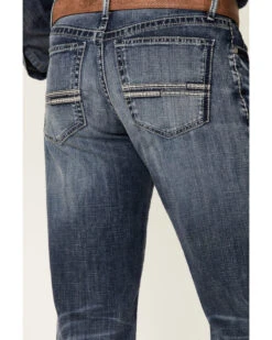 Cinch Men's White Label Medium Stonewash Performance Stretch Relaxed Straight Jeans 9 Cinch Men's White Label Medium Stonewash Performance Stretch Relaxed Straight Jeans -Western Desert Shop 2000355910 402 P4