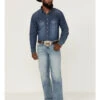 Cinch Men' Grant Light Stonewash Performance Bootcut Jeans -Western Desert Shop 2000355944 402 P1