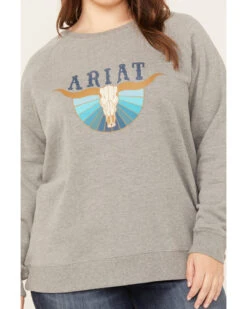 Ariat Women's R.E.A.L. Pacific Steerhead Sweatshirt - Plus -Western Desert Shop 2000357026 070 P3