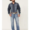 Ariat Men's M4 Dallas Goldfield Light Wash Relaxed Bootcut Jeans - Big -Western Desert Shop 2000357123 400 P1