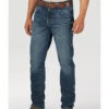 Wrangler Retro Green Men's Lexford Dark Wash Stretch Slim Straight Jeans -Western Desert Shop 2000358071 400 P1