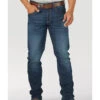 Rock 47 By Wrangler Men's Ruckett Dark Wash Stretch Slim Straight Jeans -Western Desert Shop 2000358077 400 P1