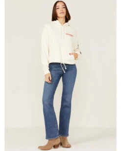 Wrangler Women's Logo Cropped Hoodie -Western Desert Shop 2000358083 100 P4