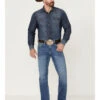 Cody James Men's Silverton Light Wash Stretch Relaxed Bootcut Jeans -Western Desert Shop 2000359293 413 P1