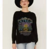 Cleo + Wolf Women's Day Dreaming, Day Drinking Graphic Thermal Pullover Sweatshirt -Western Desert Shop 2000359332 001 P1