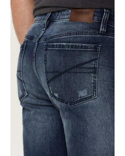Brothers & Sons Men's Wilderness Distressed Stretch Regular Straight Jeans -Western Desert Shop 2000359573 415 P4