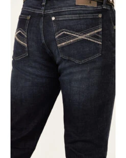 Wrangler 20X Men's Cobalt Dark Wash Stretch Slim Straight Jeans -Western Desert Shop 2000359713 416 P4