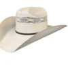 Dallas Hats Men's Natural Cattleman Byplay Band Bangora Straw Western Hat -Western Desert Shop 2000360241 101 P1