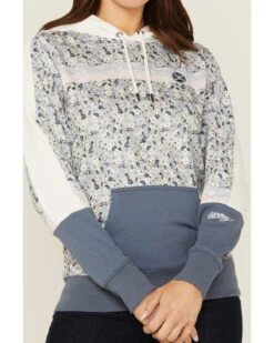 Hooey Women's Serape Cheyenne Floral Hoodie Sweatshirt -Western Desert Shop 2000361096 110 P3