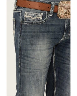 Rock & Roll Denim Men's Medium Vintage Pistol Stretch Regular Straight Jeans -Western Desert Shop 2000361609 400 P4