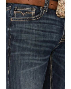 Rock & Roll Denim Men's Pistol Reflex Stretch Regular Straight Jeans 9 Rock & Roll Denim Men's Pistol Reflex Stretch Regular Straight Jeans -Western Desert Shop 2000361611 400 P4