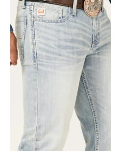 Cinch Men's Ian Light Stonewash Performance Stretch Slim Bootcut Jeans 7 Cinch Men's Ian Light Stonewash Performance Stretch Slim Bootcut Jeans -Western Desert Shop 2000362747 402 P2