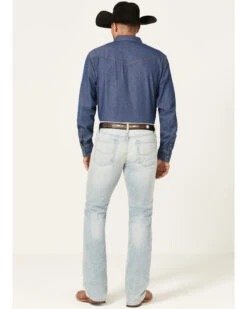 Cinch Men's Ian Light Stonewash Performance Stretch Slim Bootcut Jeans 8 Cinch Men's Ian Light Stonewash Performance Stretch Slim Bootcut Jeans -Western Desert Shop 2000362747 402 P3