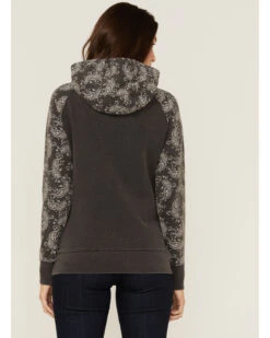 Hooey Women's Rope Like A Girl Bandana Print Pullover Hoodie Sweatshirt -Western Desert Shop 2000363502 022 P4