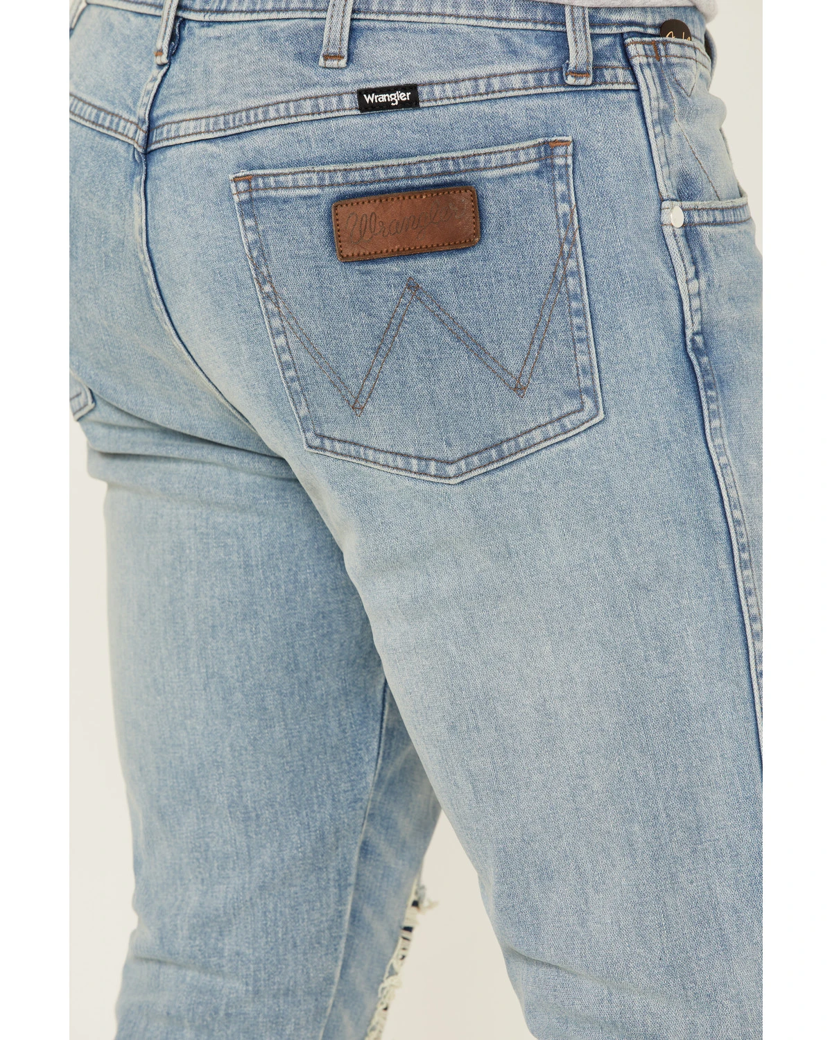 Wrangler X Fender Men's Greensboro Cowboy Rockstar Relic Distressed Regular Straight Jeans 6 Wrangler X Fender Men's Greensboro Cowboy Rockstar Relic Distressed Regular Straight Jeans - Image 4